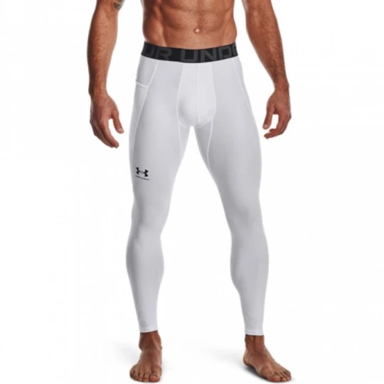 Zdjęcie produktu Męskie legginsy treningowe Under Armour UA HG Armour Leggings - białe