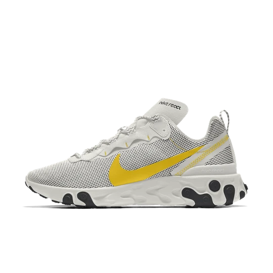 Zdjęcie produktu Męskie personalizowane buty Nike React Element 55 Premium By You - Żółty