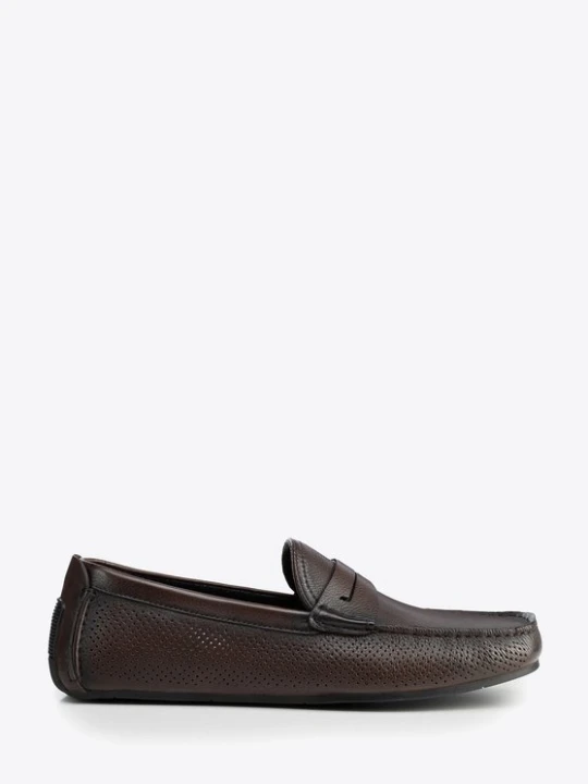 Zdjęcie produktu Męskie półbuty slip-on ze skóry brązowe Wittchen