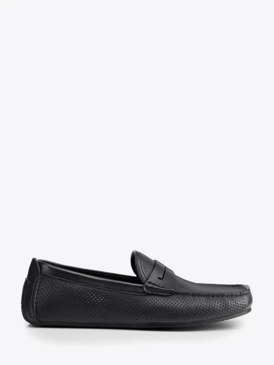 Zdjęcie produktu Męskie półbuty slip-on ze skóry czarne Wittchen