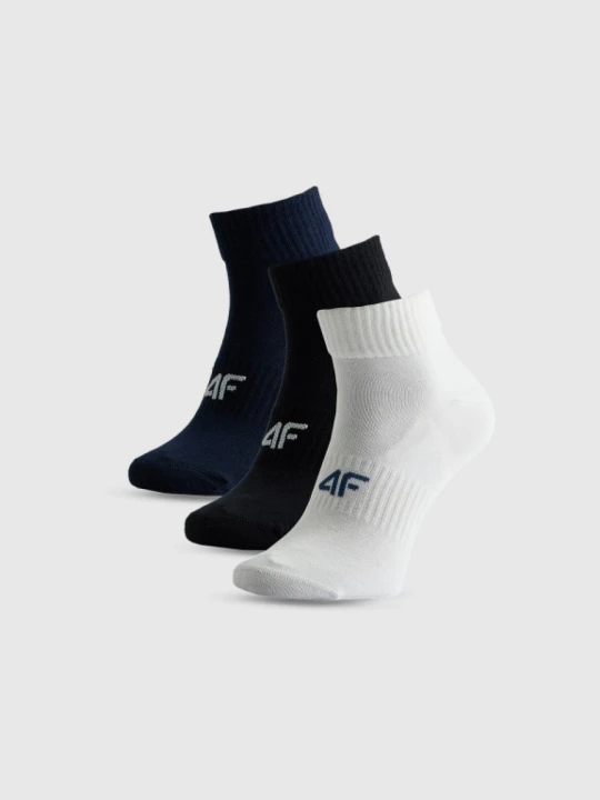 Zdjęcie produktu Męskie skarpetki niskie (3-pack) 4F 4FRSS26USOCM0836 - multikolor