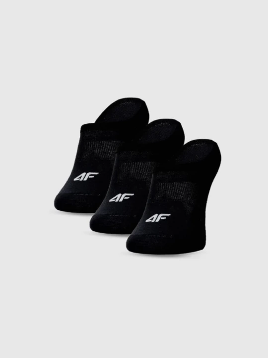 Zdjęcie produktu Męskie skarpetki stopki 4F (3-pack) 4FWMM00USOCM477 - czarne