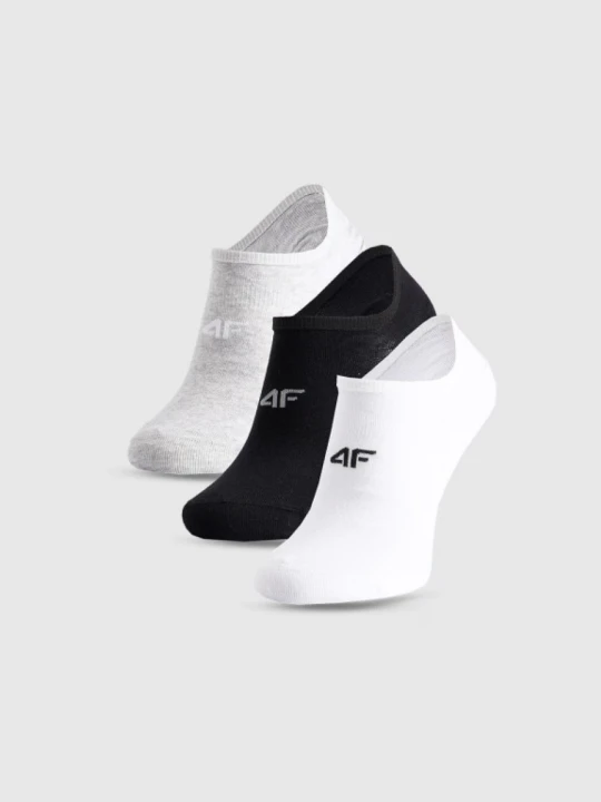 Zdjęcie produktu Męskie skarpetki stopki 4F (3-pack) 4FWMM00USOCM477 - multikolor