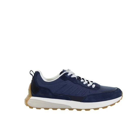 Zdjęcie produktu Męskie skórzane niebieskie sneakersy MARC O'POLO 601223253502334-841