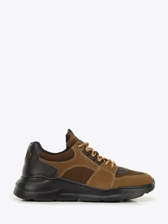 Zdjęcie produktu Męskie sneakersy na lekkiej podeszwie brązowe Wittchen