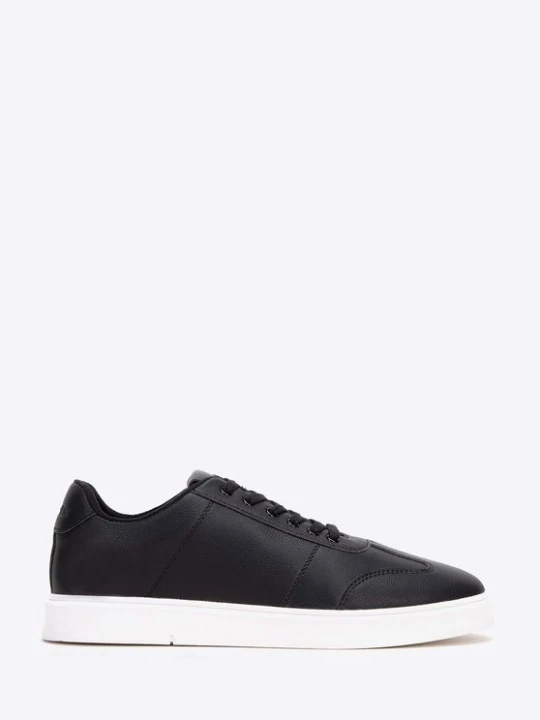 Zdjęcie produktu Męskie sneakersy z ekoskóry klasyczne czarne Wittchen