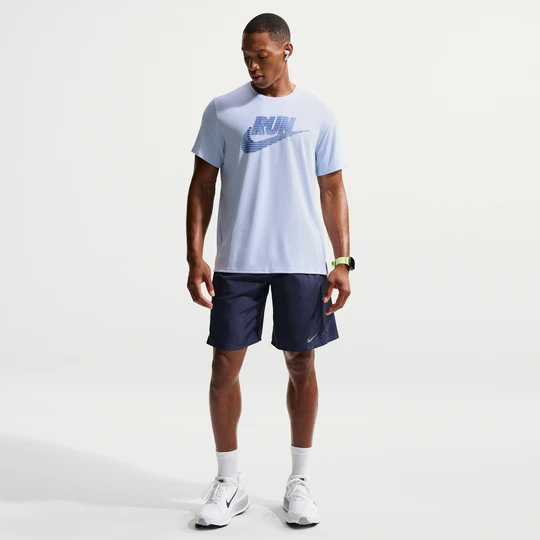 Zdjęcie produktu Męskie spodenki bez podszewki do biegania Nike Miler Dri-FIT 23 cm - Niebieski