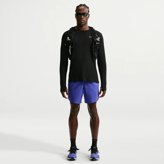 Zdjęcie produktu Męskie spodenki do biegania 2 w 1 18 cm Dri-FIT Nike Stride - Niebieski