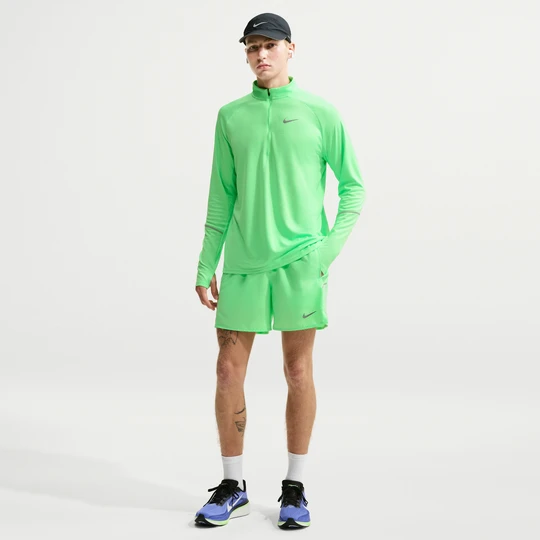 Zdjęcie produktu Męskie spodenki do biegania 2 w 1 Dri-FIT Nike Miler 12, 5 cm - Zieleń