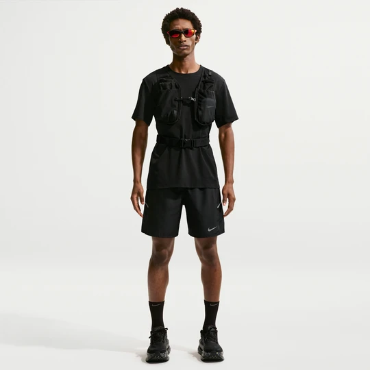 Zdjęcie produktu Męskie spodenki do biegania 2 w 1 Dri-FIT Nike Miler 18 cm - Czerń