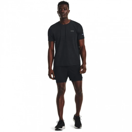 Zdjęcie produktu Męskie spodenki do biegania Under Armour LAUNCH ELITE 2in1 5'' SHORT - czarne