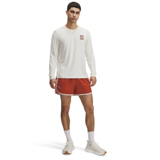 Zdjęcie produktu Męskie spodenki do biegania Under Armour UA Run 96 Shorts - czerwone