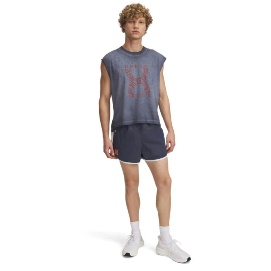 Zdjęcie produktu Męskie spodenki do biegania Under Armour UA Run 96 Shorts - granatowe
