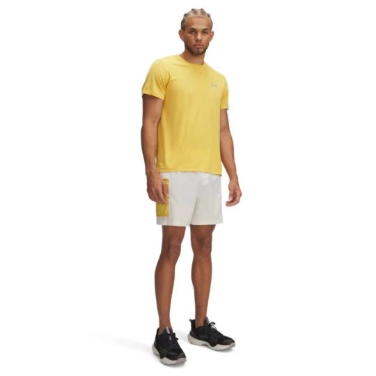 Zdjęcie produktu Męskie spodenki do biegania Under Armour UA Trail Run 5'' Shorts - beżowe