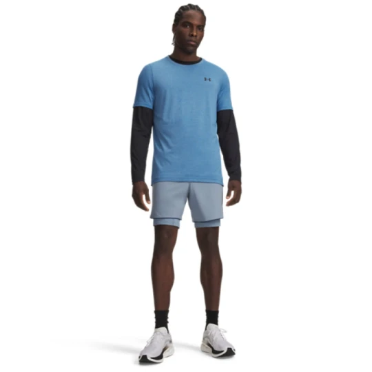 Zdjęcie produktu Męskie spodenki do biegania Under Armour UA Velociti Pro 2-in-1 Short - niebieskie