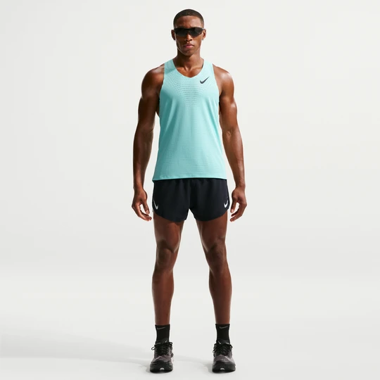 Zdjęcie produktu Męskie spodenki do biegania z wszytą bielizną 10 cm Dri-FIT ADV Nike AeroSwift - Czerń