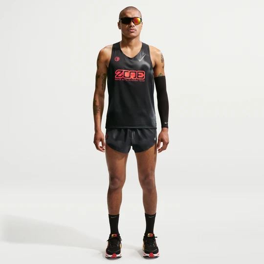 Zdjęcie produktu Męskie spodenki do biegania z wszytą bielizną 5 cm Dri-FIT ADV Nike AeroSwift - Czerń