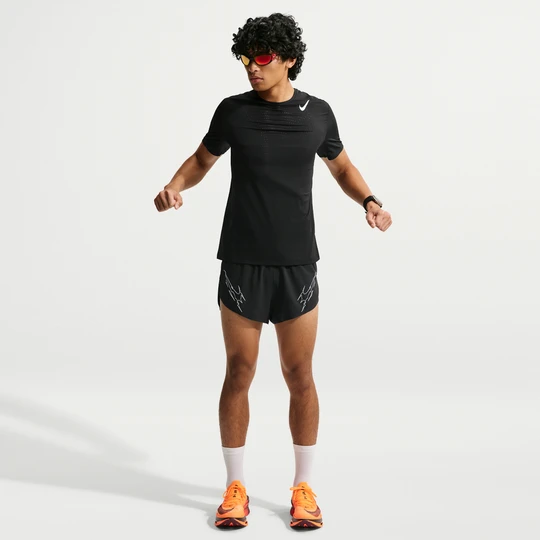 Zdjęcie produktu Męskie spodenki do biegania z wszytą bielizną 5 cm Dri-FIT ADV Nike AeroSwift - Czerń
