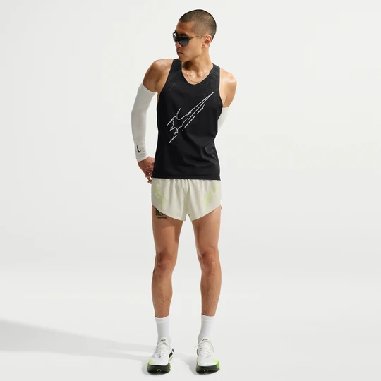 Zdjęcie produktu Męskie spodenki do biegania z wszytą bielizną 5 cm Dri-FIT ADV Nike AeroSwift - Szary