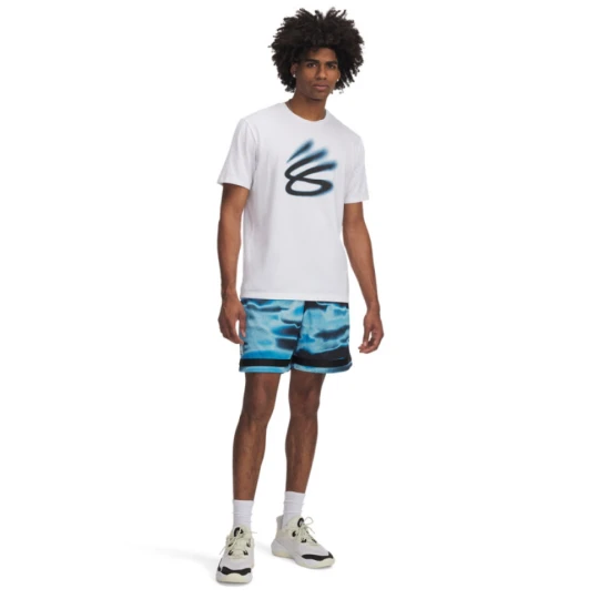 Zdjęcie produktu Męskie spodenki do koszykówki Under Armour Curry Statement Short II - niebieskie