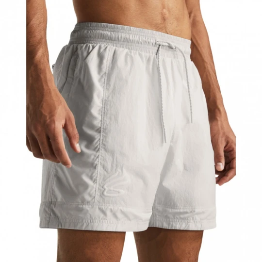 Zdjęcie produktu Męskie spodenki do koszykówki Under Armour Curry Woven Short - białe