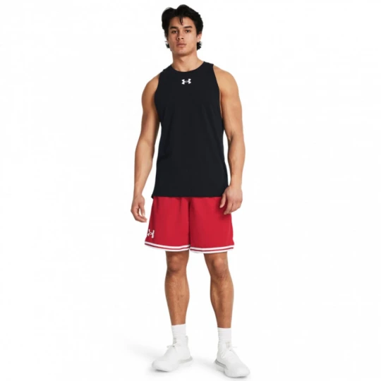 Zdjęcie produktu Męskie spodenki do koszykówki Under Armour UA 10\" Perimeter Short - czerwone