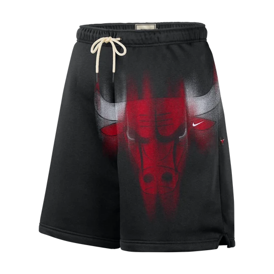 Zdjęcie produktu Męskie spodenki do koszykówki z dzianiny Chicago Bulls Standard Issue Nike - Czerń