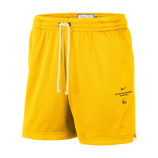 Zdjęcie produktu Męskie spodenki do koszykówki z siateczki Dri-FIT 13 cm Golden State Warriors Standard Issue - Żółty Nike