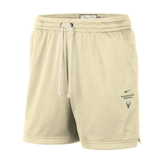 Zdjęcie produktu Męskie spodenki do koszykówki z siateczki Dri-FIT 13 cm Milwaukee Bucks Standard Issue - Brązowy Nike