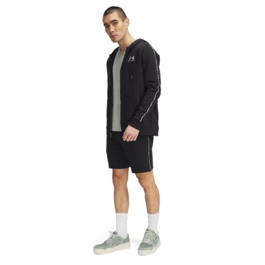 Zdjęcie produktu Męskie spodenki dresowe Under Armour UA Icon Fleece Short Taping - czarne