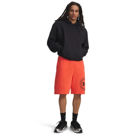 Zdjęcie produktu Męskie spodenki dresowe Under Armour UA Rival LW Graphic Shorts - czerwone