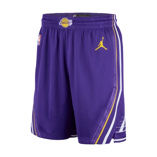 Zdjęcie produktu Męskie spodenki Jordan Dri-FIT NBA Los Angeles Lakers Statement Edition Swingman - Fiolet