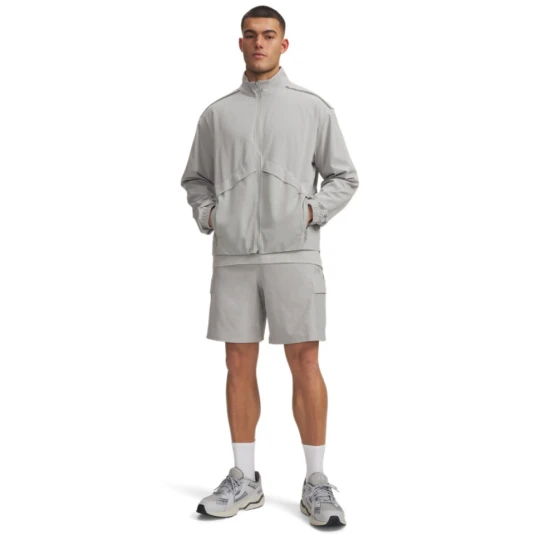 Zdjęcie produktu Męskie spodenki materiałowe Under Armour Unstoppable Airvent Sts - szare