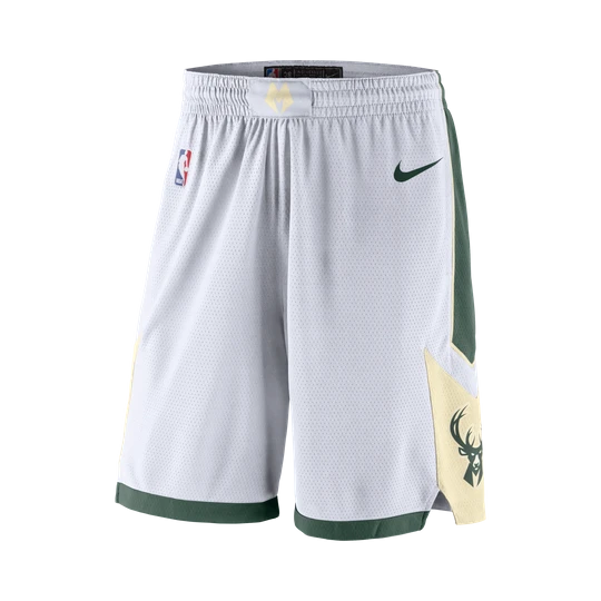 Zdjęcie produktu Męskie spodenki NBA Swingman Nike Milwaukee Bucks - Biel