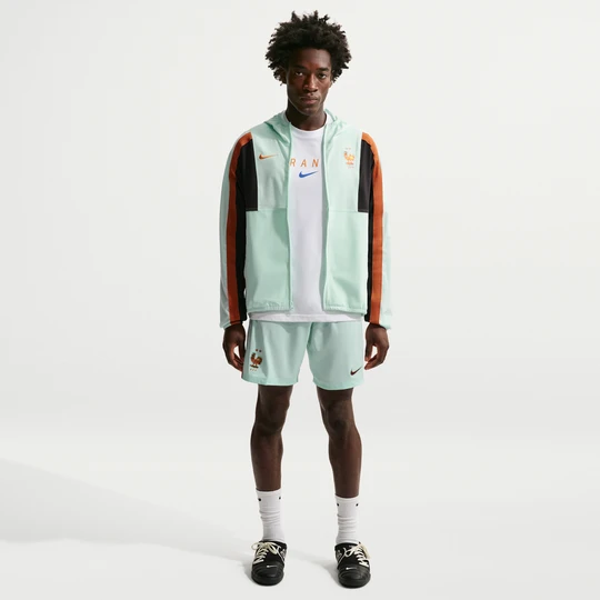 Zdjęcie produktu Męskie spodenki Nike Football Dri-FIT FFF 2026 Stadium (wersja wyjazdowa) – replika - Zieleń