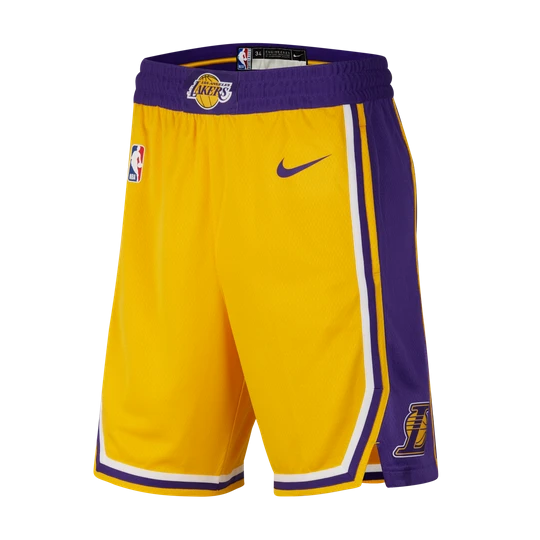 Zdjęcie produktu Męskie spodenki Nike NBA Swingman Los Angeles Lakers Icon Edition - Żółty