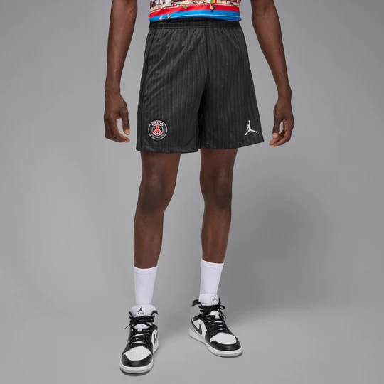 Zdjęcie produktu Męskie spodenki piłkarskie Jordan Dri-FIT Paris Saint-Germain Stadium 2025/26 (wersja czwarta) – replika - Czerń