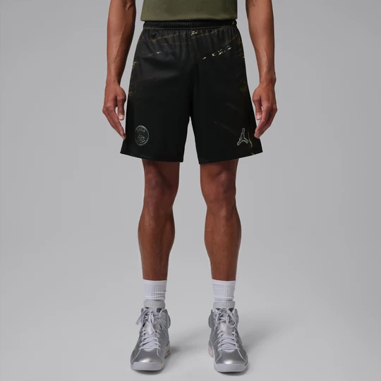 Zdjęcie produktu Męskie spodenki piłkarskie Jordan Dri-FIT Paris Saint-Germain Stadium 2026 Night Edition – replika - Czerń