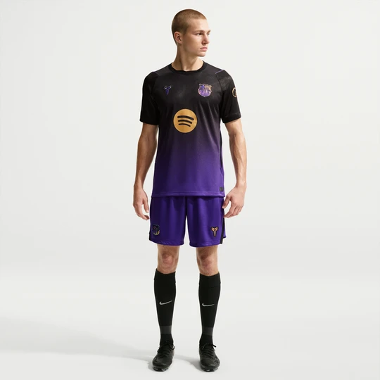 Zdjęcie produktu Męskie spodenki piłkarskie Kobe Dri-FIT FC Barcelona Stadium 2026 / 27 (wersja wyjazdowa) – replika - Fiolet Nike