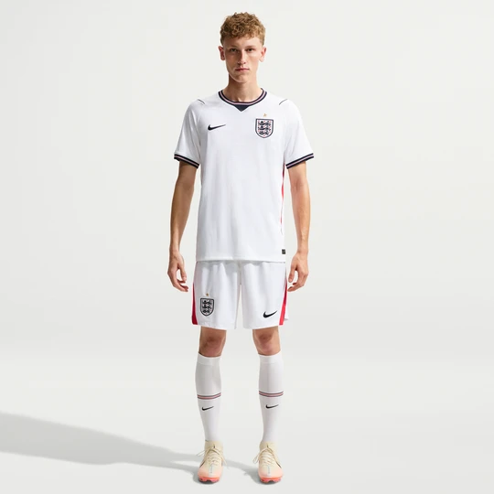 Zdjęcie produktu Męskie spodenki piłkarskie Nike Dri-FIT Anglia Stadium 2026 (wersja domowa) – replika - Biel