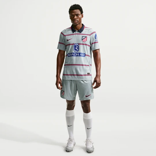 Zdjęcie produktu Męskie spodenki piłkarskie Nike Dri-FIT Atlético Madryt Stadium 2026 / 27 (trzecia wersja) – replika - Szary