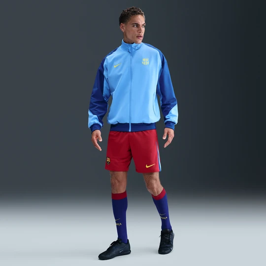 Zdjęcie produktu Męskie spodenki piłkarskie Nike Dri-FIT FC Barcelona Stadium 2025 / 26 (wersja czwarta) – replika - Czerwony
