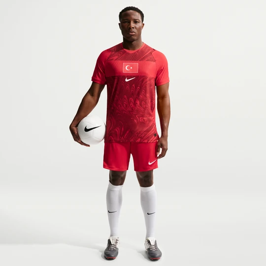 Zdjęcie produktu Męskie spodenki piłkarskie Nike Dri-FIT Turcja Stadium (wersja domowa) 2026 – replika - Czerwony
