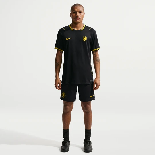 Zdjęcie produktu Męskie spodenki piłkarskie z dzianiny Nike Dri-FIT Chelsea F.C. Strike - Niebieski