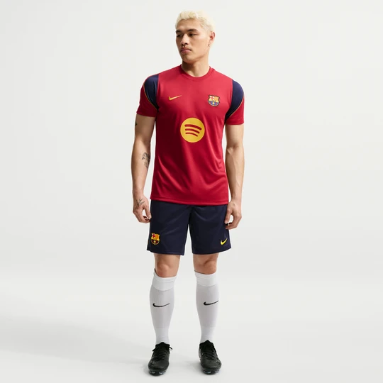 Zdjęcie produktu Męskie spodenki piłkarskie z dzianiny Nike Dri-FIT FC Barcelona Strike - Niebieski