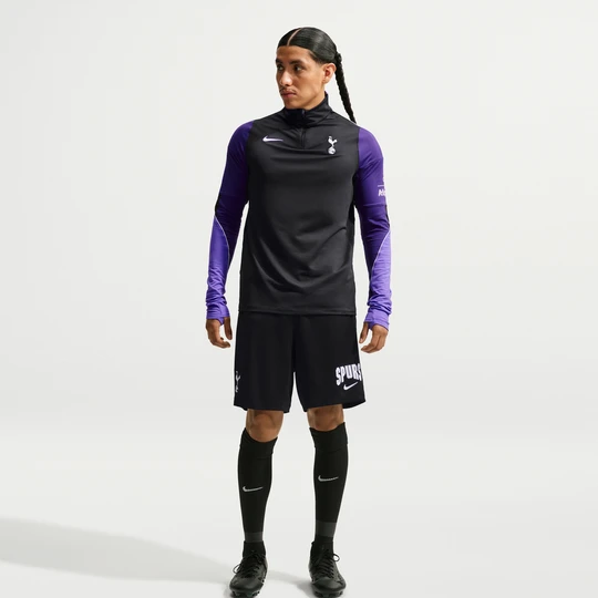 Zdjęcie produktu Męskie spodenki piłkarskie z dzianiny Nike Dri-FIT Tottenham Hotspur Strike (wersja trzecia) - Czerń