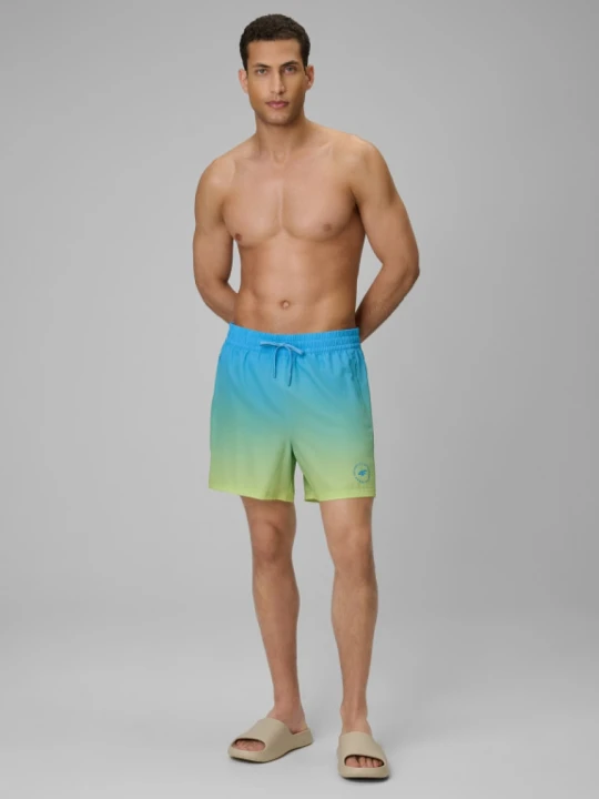 Zdjęcie produktu Męskie spodenki plażowe boardshorty 4F 4FWSS26UBDSM168 - multikolor