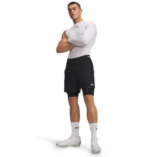 Zdjęcie produktu Męskie spodenki treningowe 2w1 Under Armour UA Vanish Wven Short 2.0 2n1 - czarne