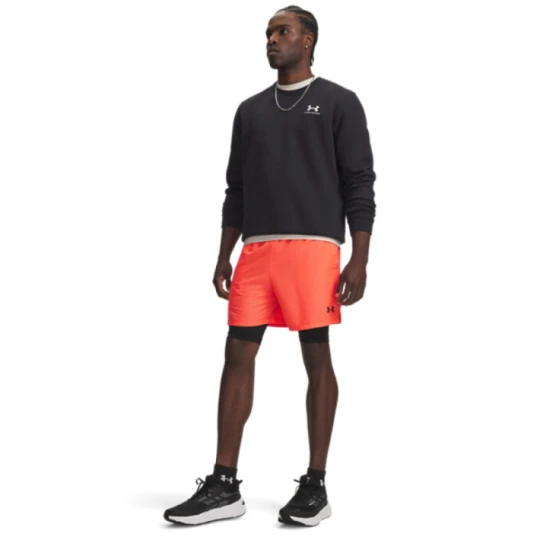 Zdjęcie produktu Męskie spodenki treningowe 2w1 Under Armour UA Vanish Wven Short 2.0 2n1 - pomarańczowe