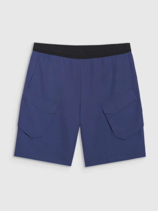 Zdjęcie produktu Męskie spodenki treningowe 4F x Robert Lewandowski RL9SSS25TFSHM1201 - granatowe